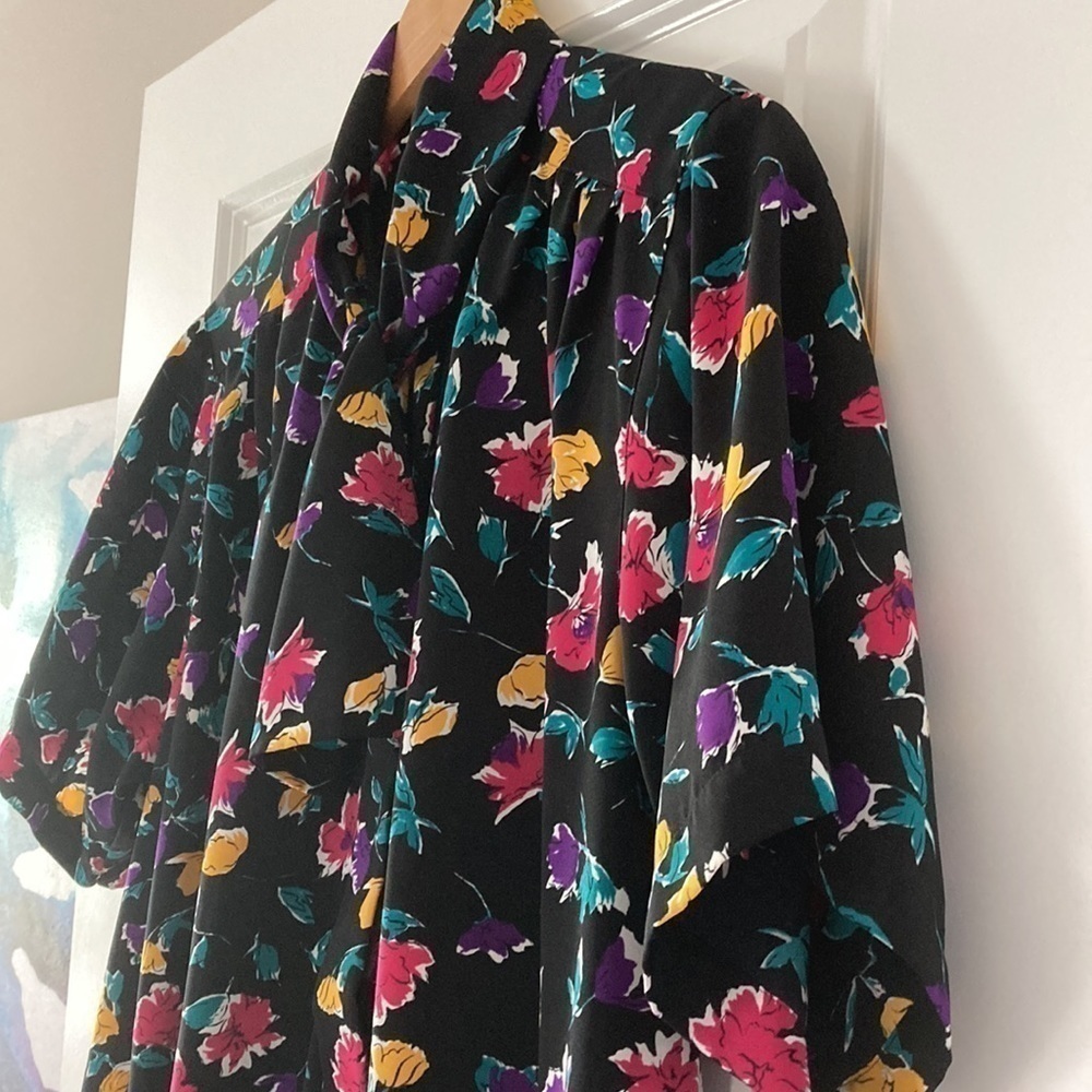 Alfred Dunner blouse 18 floral grandmacore - Picture 6 of 11
